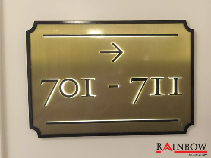 Unit Directional Sign